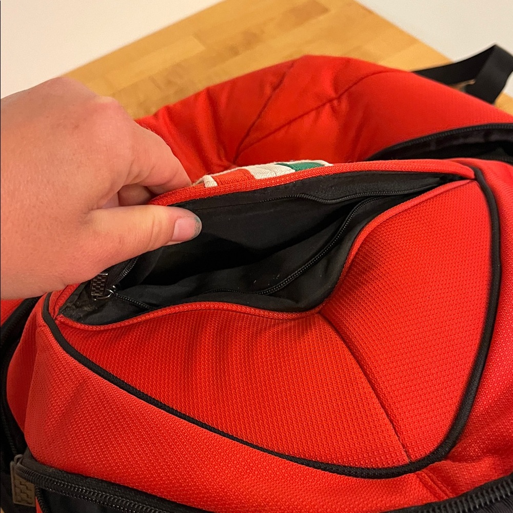 Ferrari Puma Red and Black Backpack with Logo - Picture 5 of 8